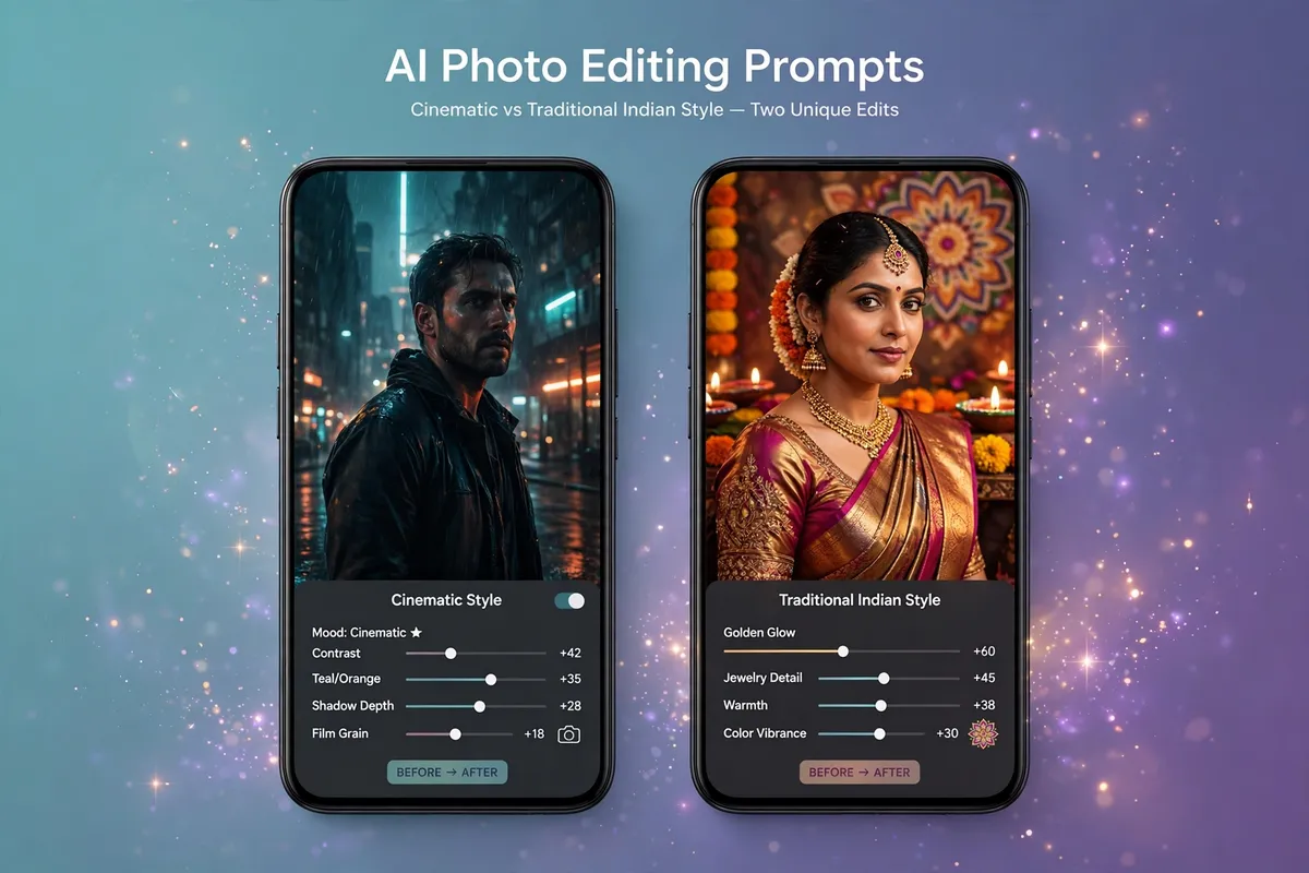 AI photo editing prompts for ChatGPT and Gemini – edit your photo with one prompt