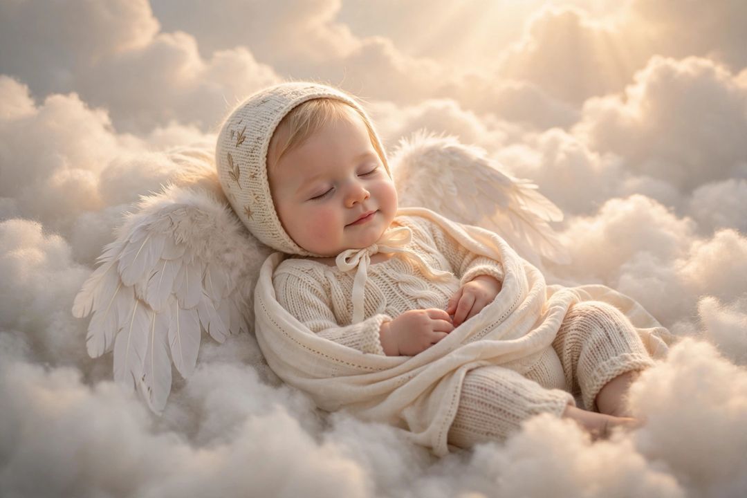 Angel Wings Cloud Portrait — prompt result