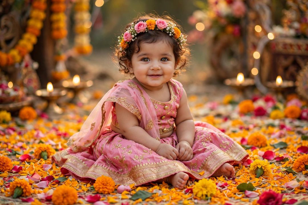 Traditional Lehenga Baby Girl — prompt result
