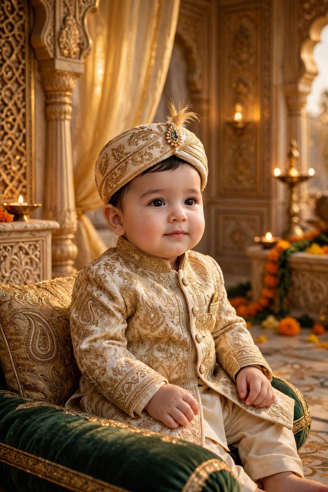 Sherwani Prince Look — prompt result