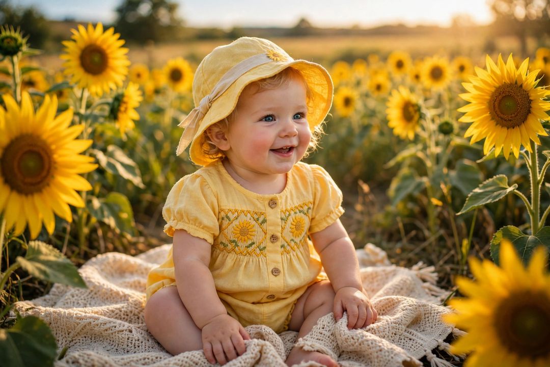 Sunflower Field Baby — prompt result