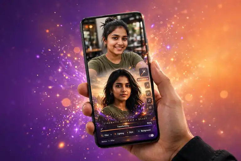 ChatGPT photo editing prompts – turn a normal selfie into a cinematic edited portrait