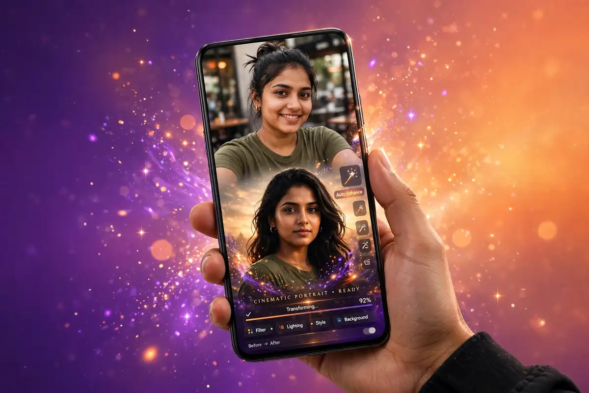 ChatGPT photo editing prompts – turn a normal selfie into a cinematic edited portrait