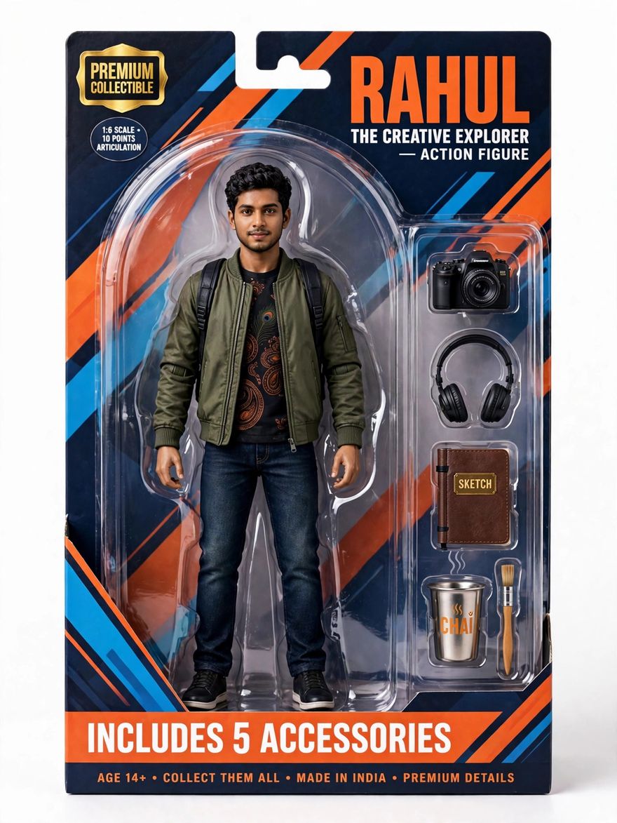 Action figure box trend ChatGPT photo edit