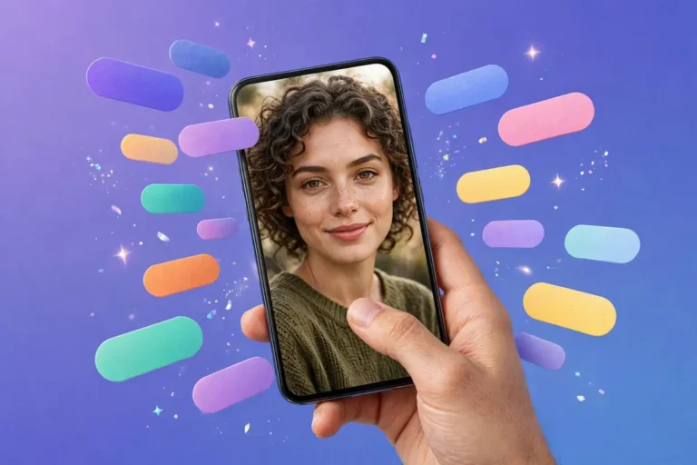 ChatGPT image prompts on a phone with AI photo examples