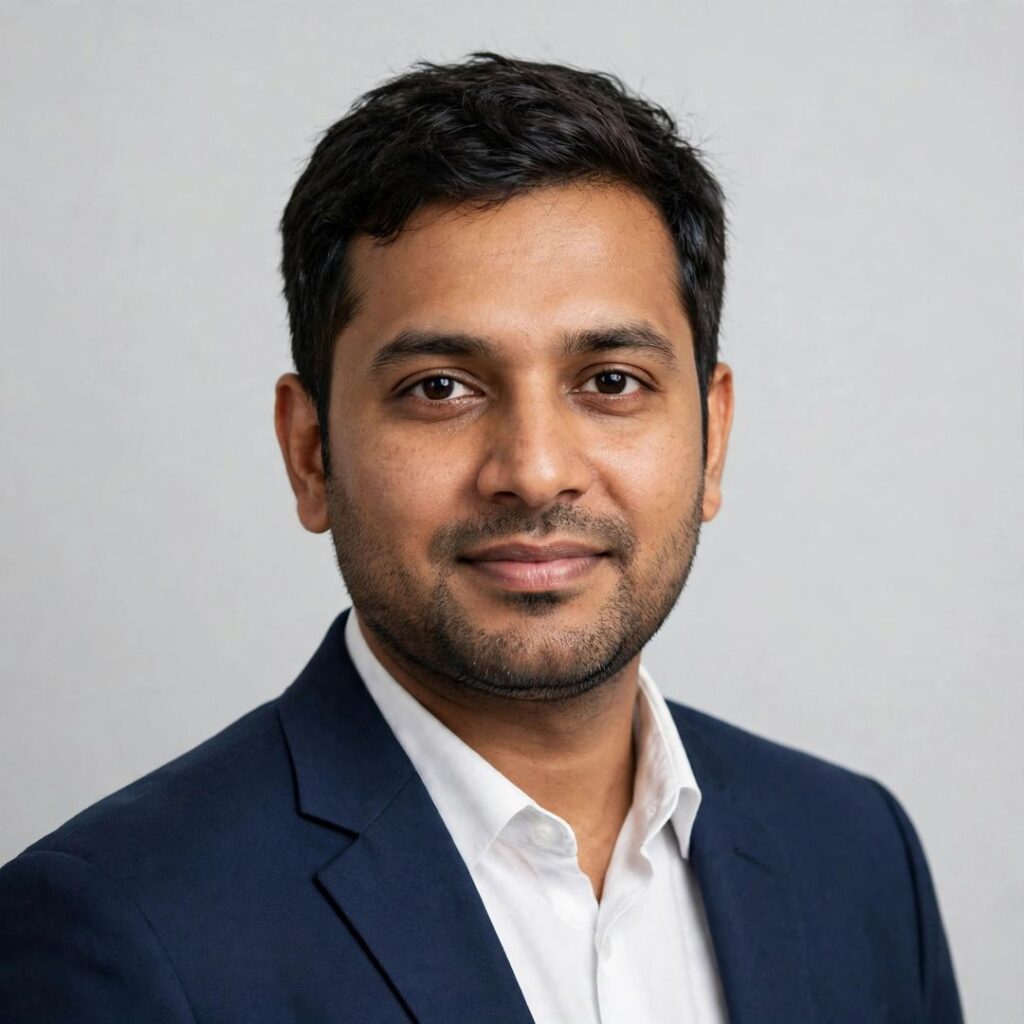 Gemini AI profile photo example LinkedIn studio look