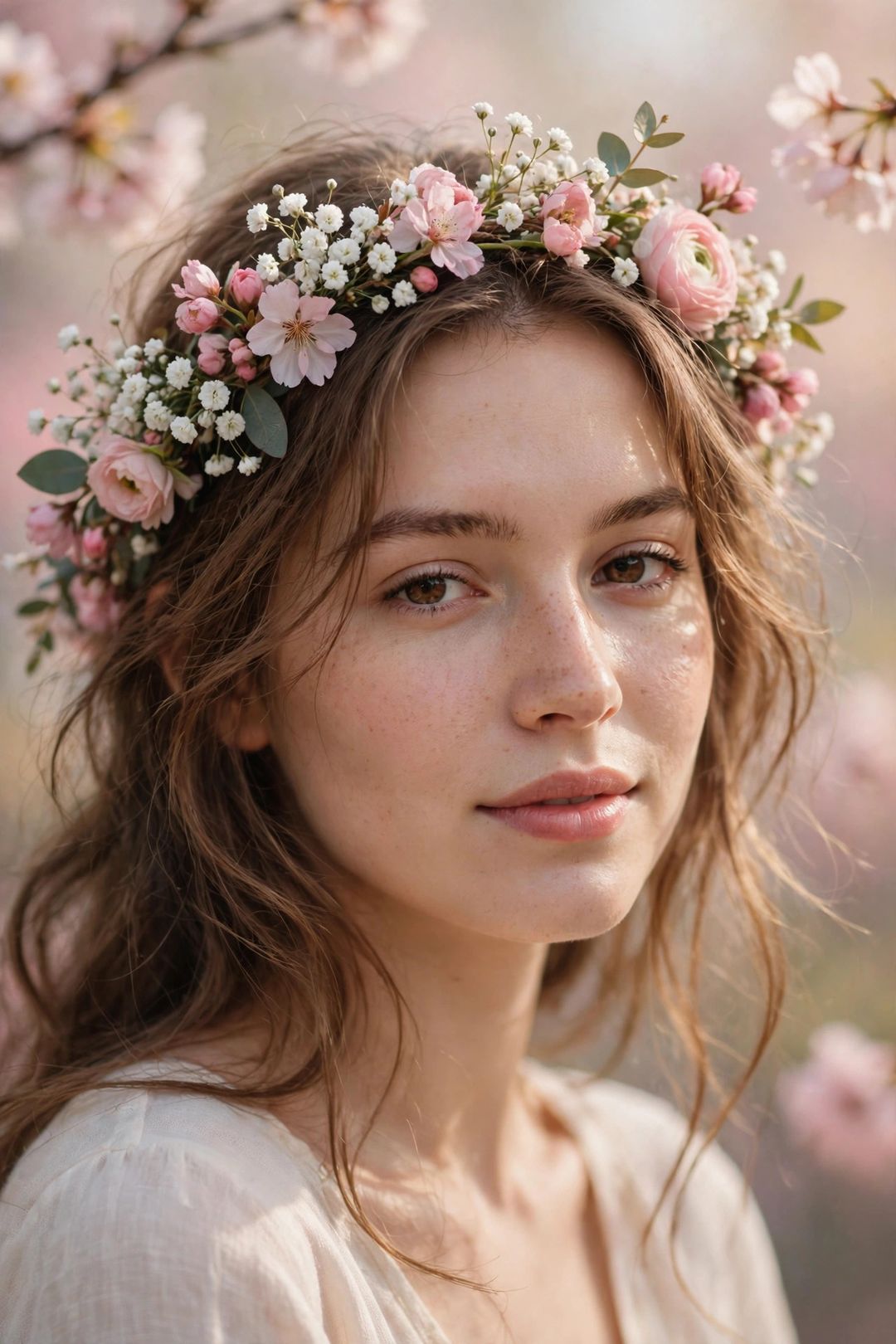 Flower Crown Soft DP — AI DP prompt result