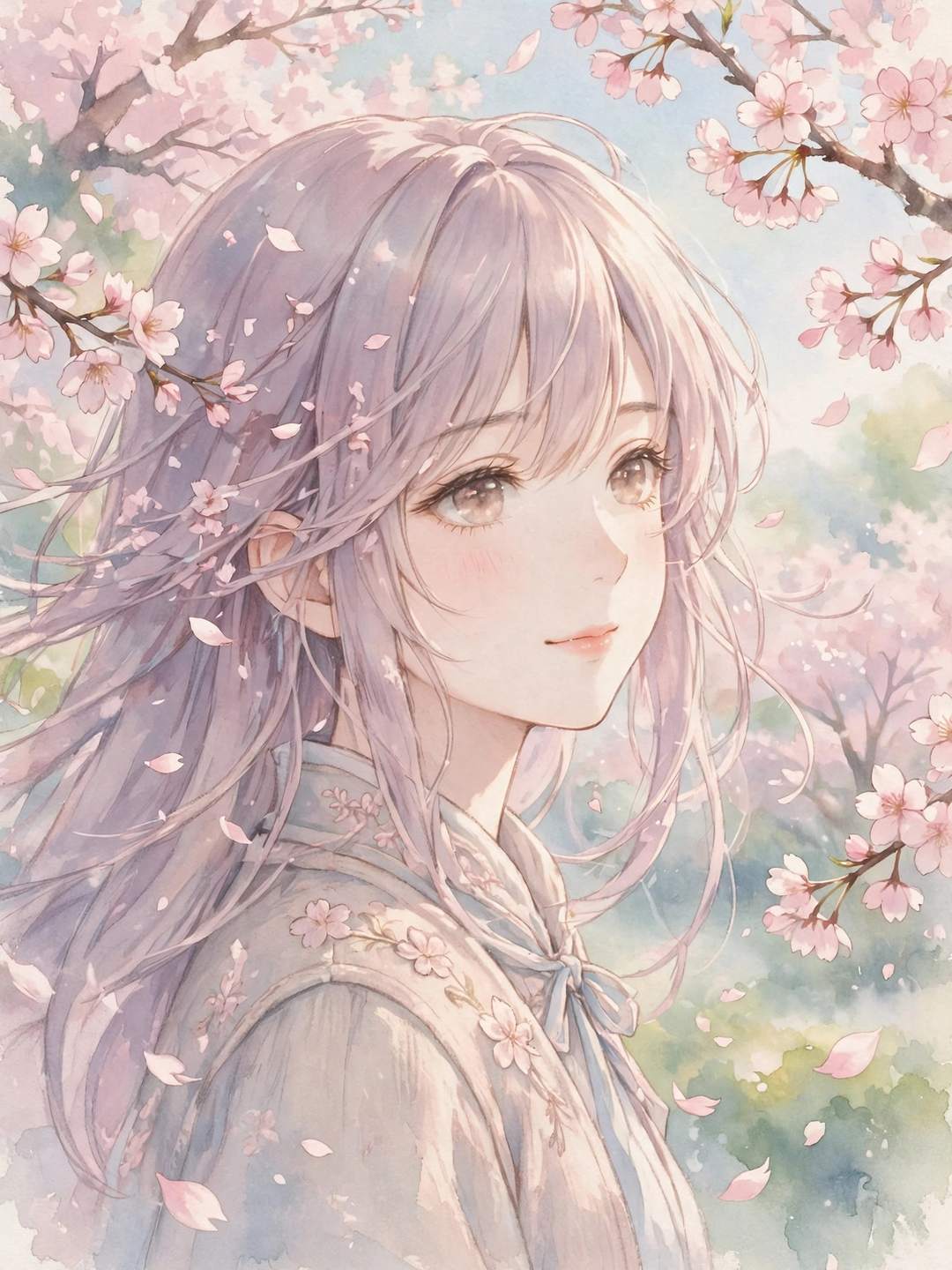 Cherry Blossom Anime DP — AI DP prompt result