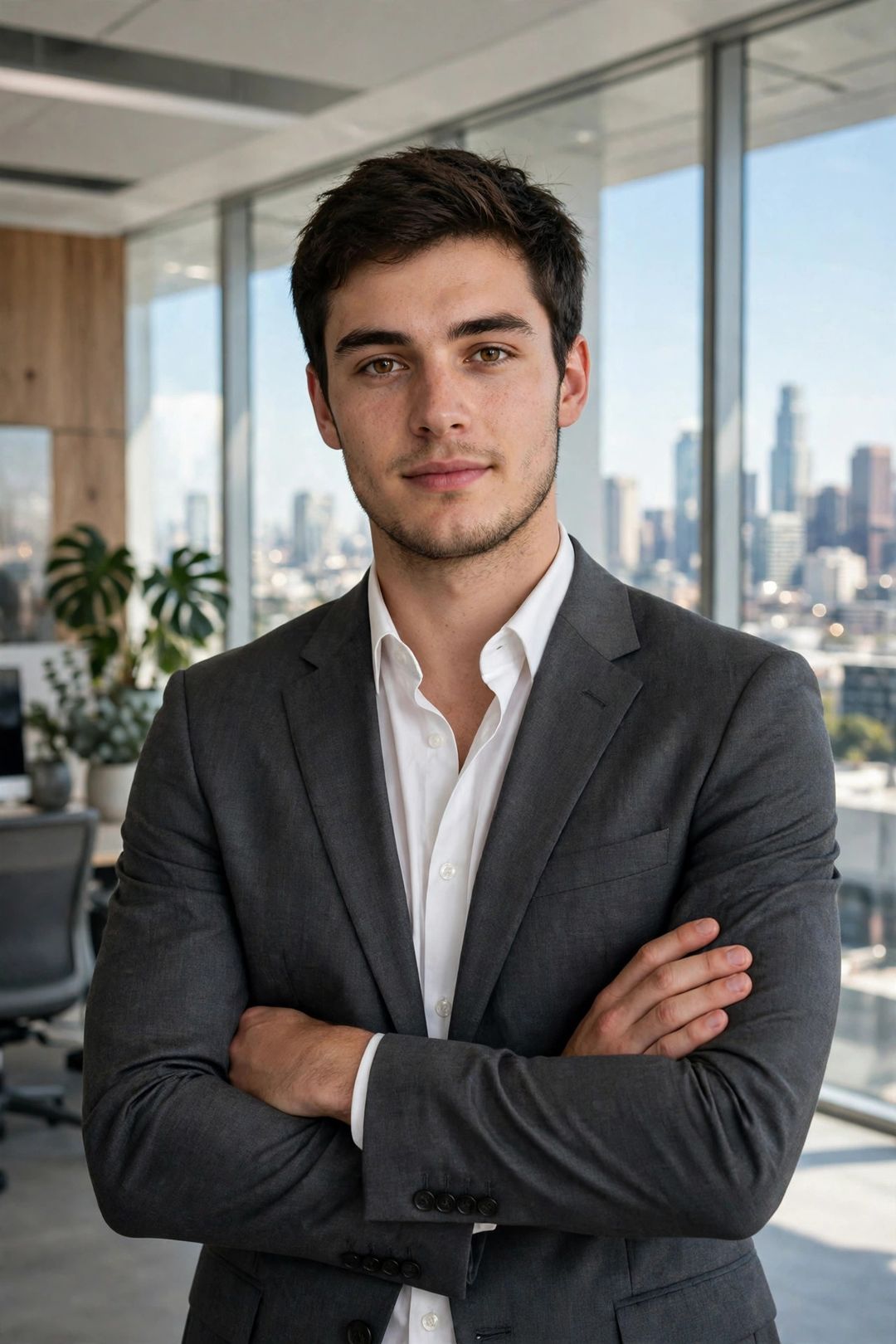 Classic Suit Office DP — AI DP prompt result