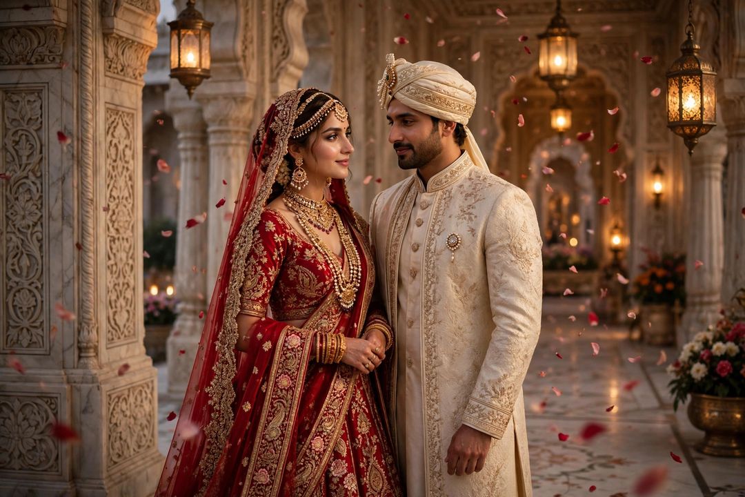 Bride Groom Palace — Gemini AI photo prompt result
