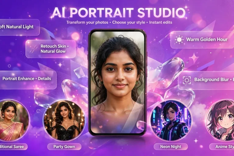ChatGPT photo editing prompts for girl – turn a normal selfie into party, saree and trending Instagram looks