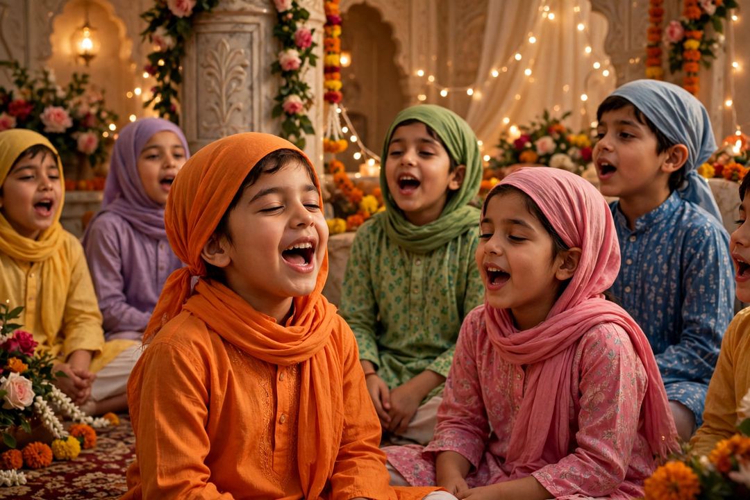Children Kirtan Choir — prompt result