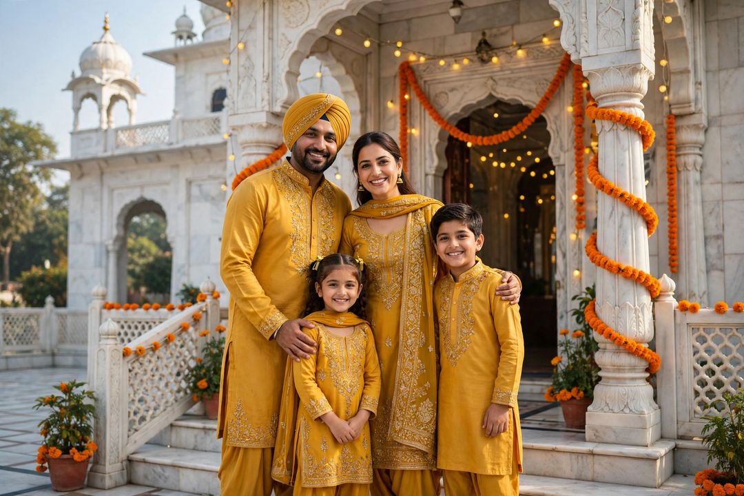 Family Gurudwara Visit — prompt result