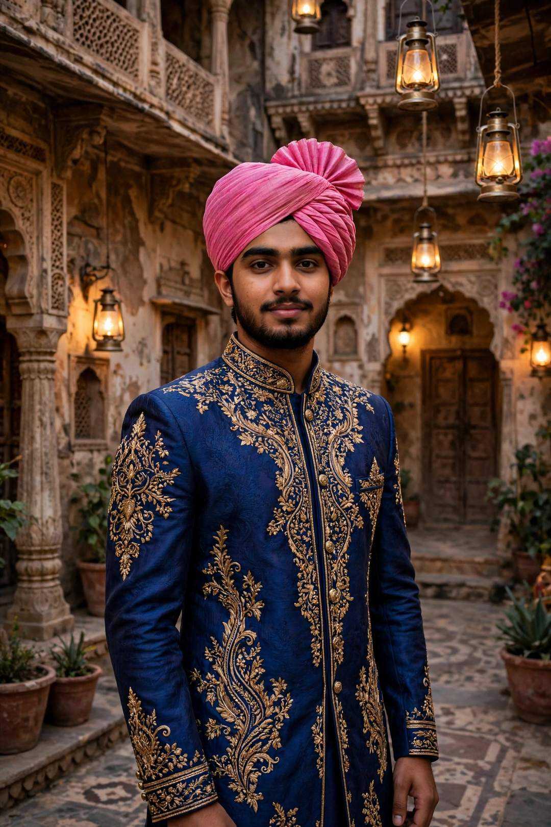Royal Punjabi Sherwani — prompt result