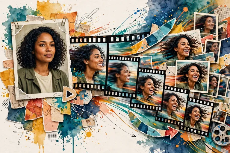 Kling AI prompts – image to video prompts collage