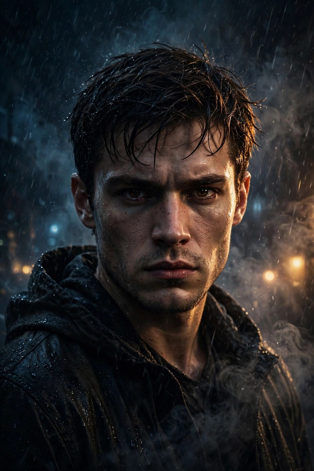 Cinematic movie poster look — Meta AI photo editing prompt result