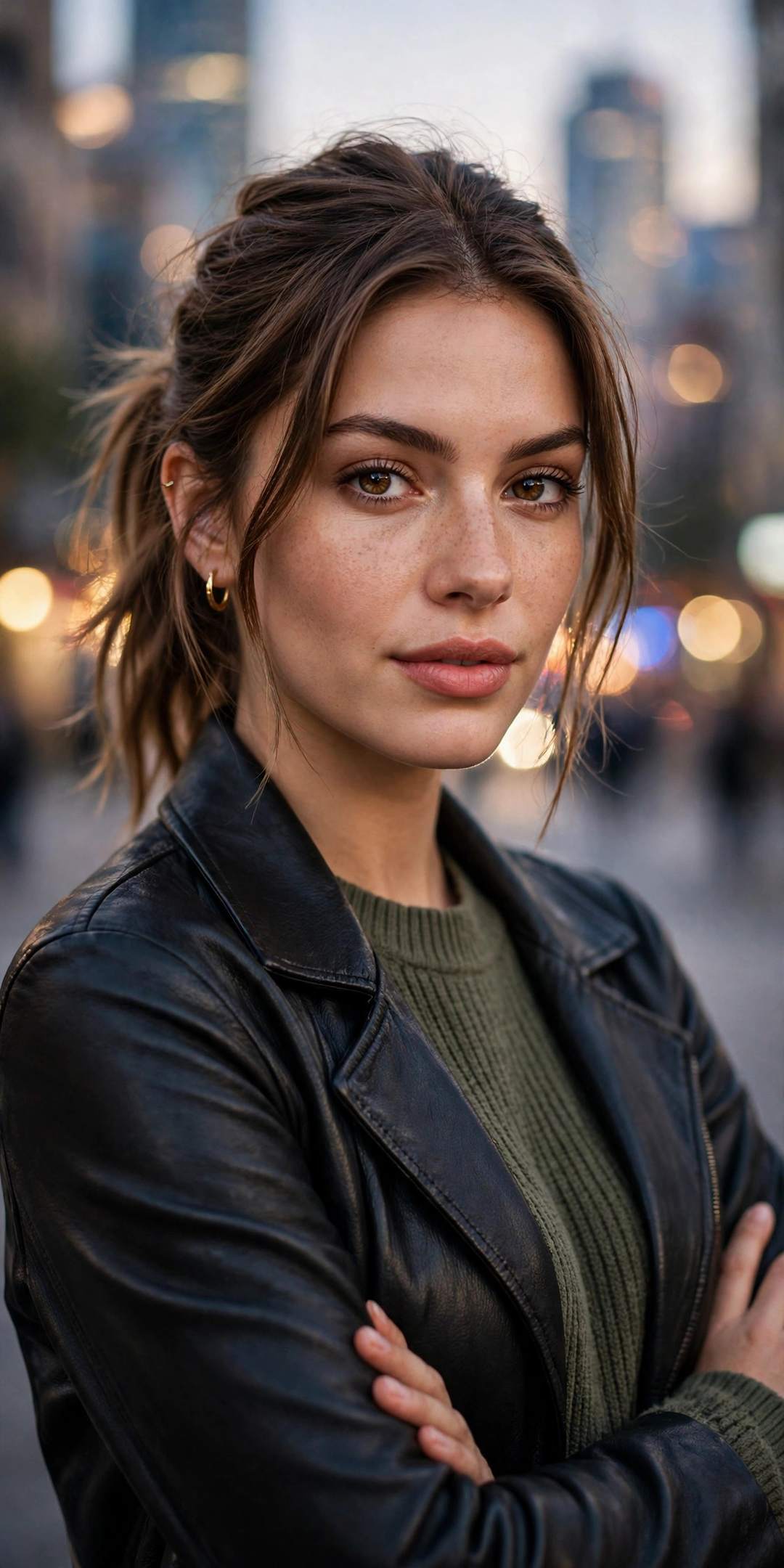 Stylish WhatsApp DP look — Meta AI photo editing prompt result
