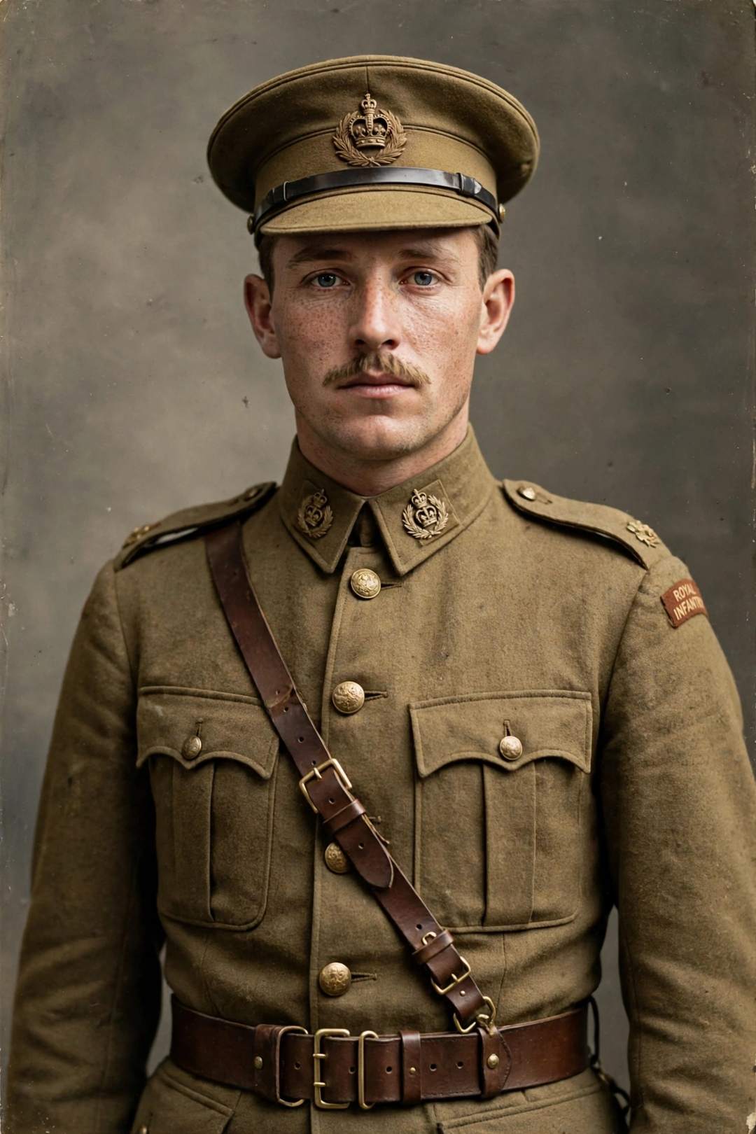 Army Uniform Photo Colourise — prompt result
