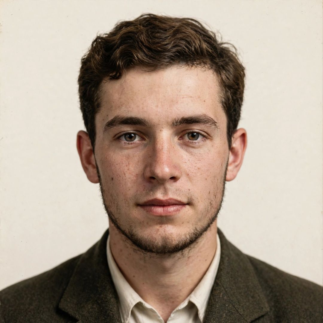 Old Passport Photo Restore — prompt result