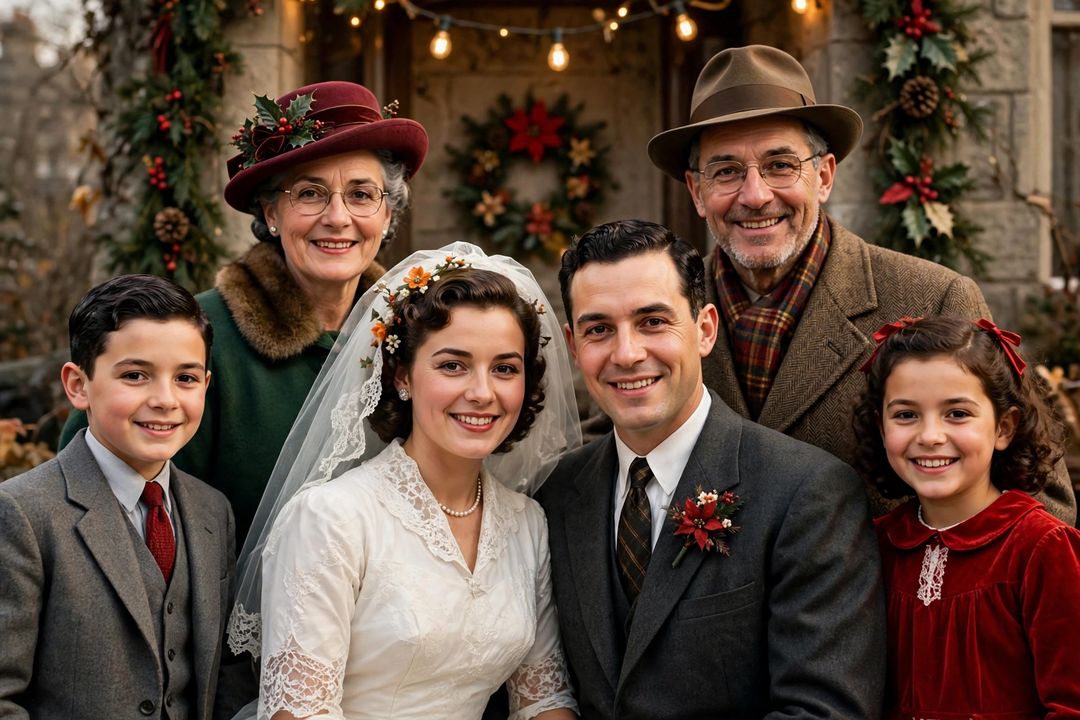 Old Wedding Group Restore — prompt result