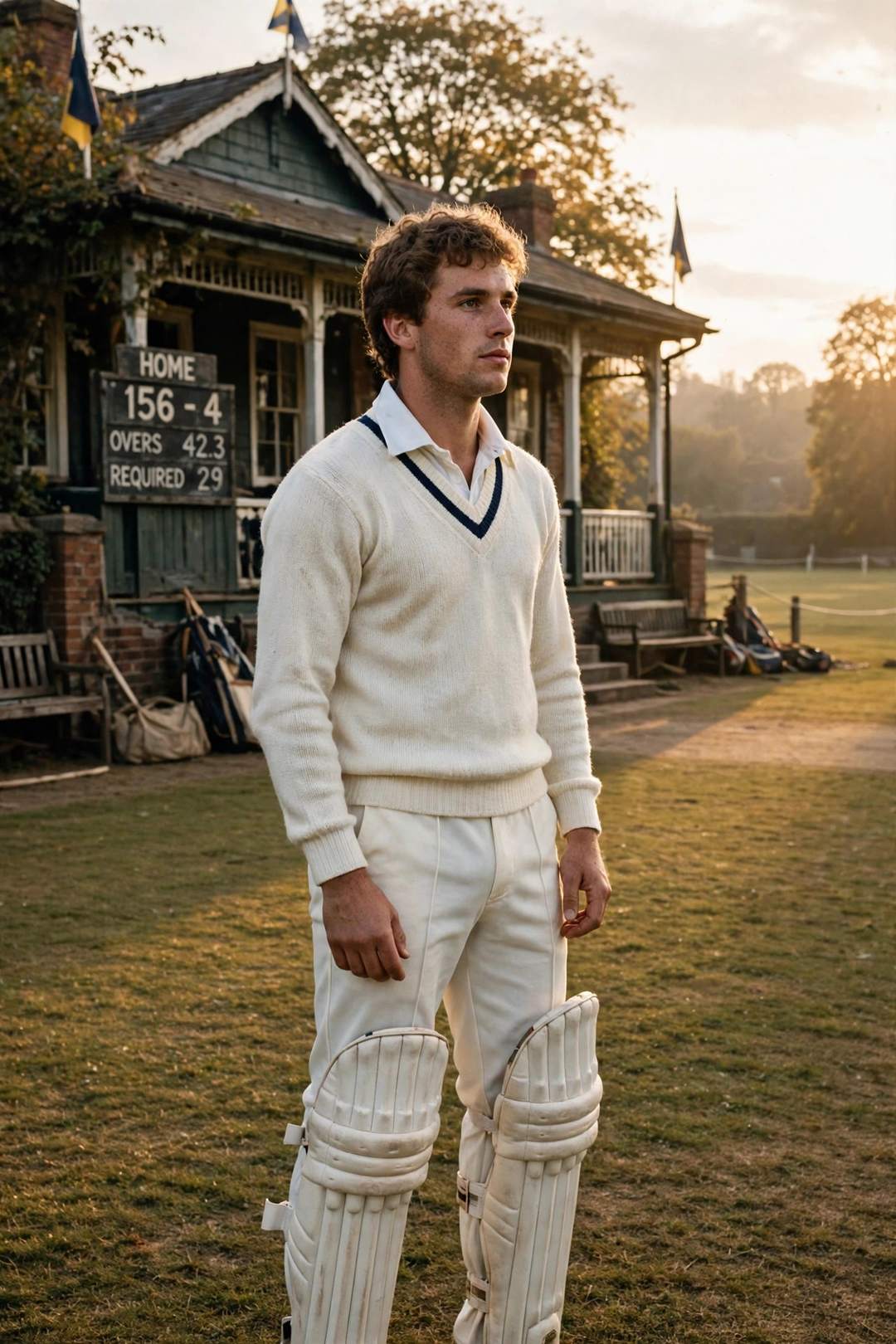 Vintage Cricket Ground Look — 1980s AI photo editing prompt result