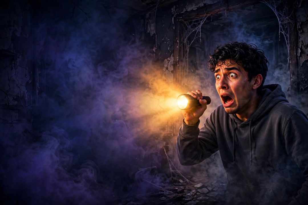 Horror story thumbnail — AI prompt example
