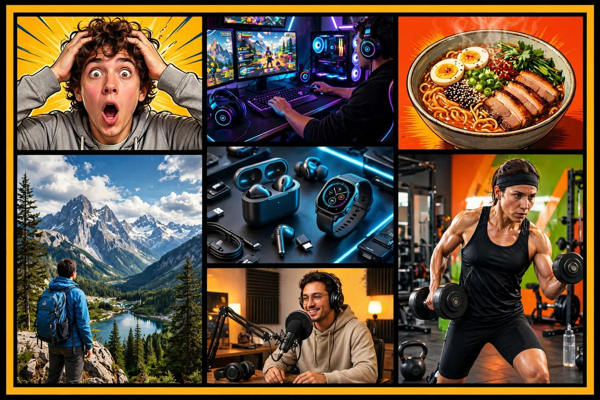 AI prompts for YouTube thumbnails – click-worthy thumbnail styles collage