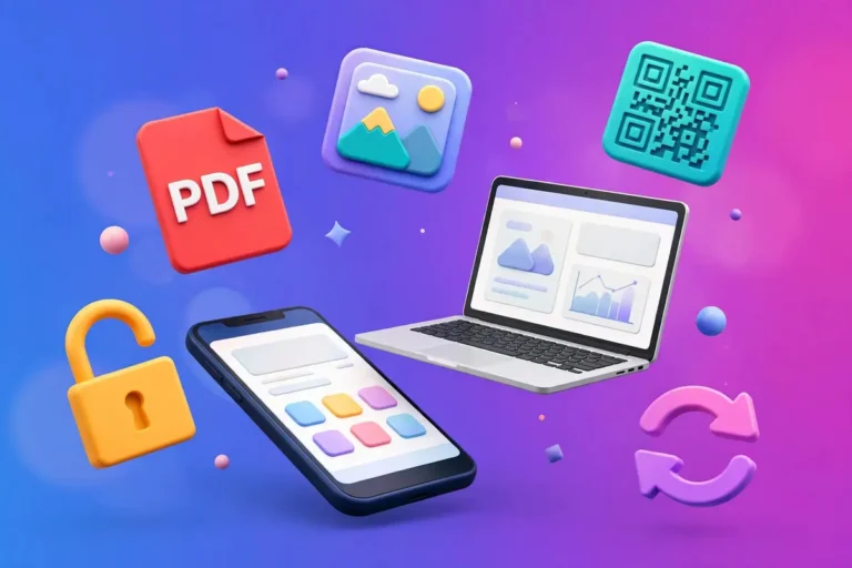 Free online tools on Pushpendra Tech – PDF, image and QR tools