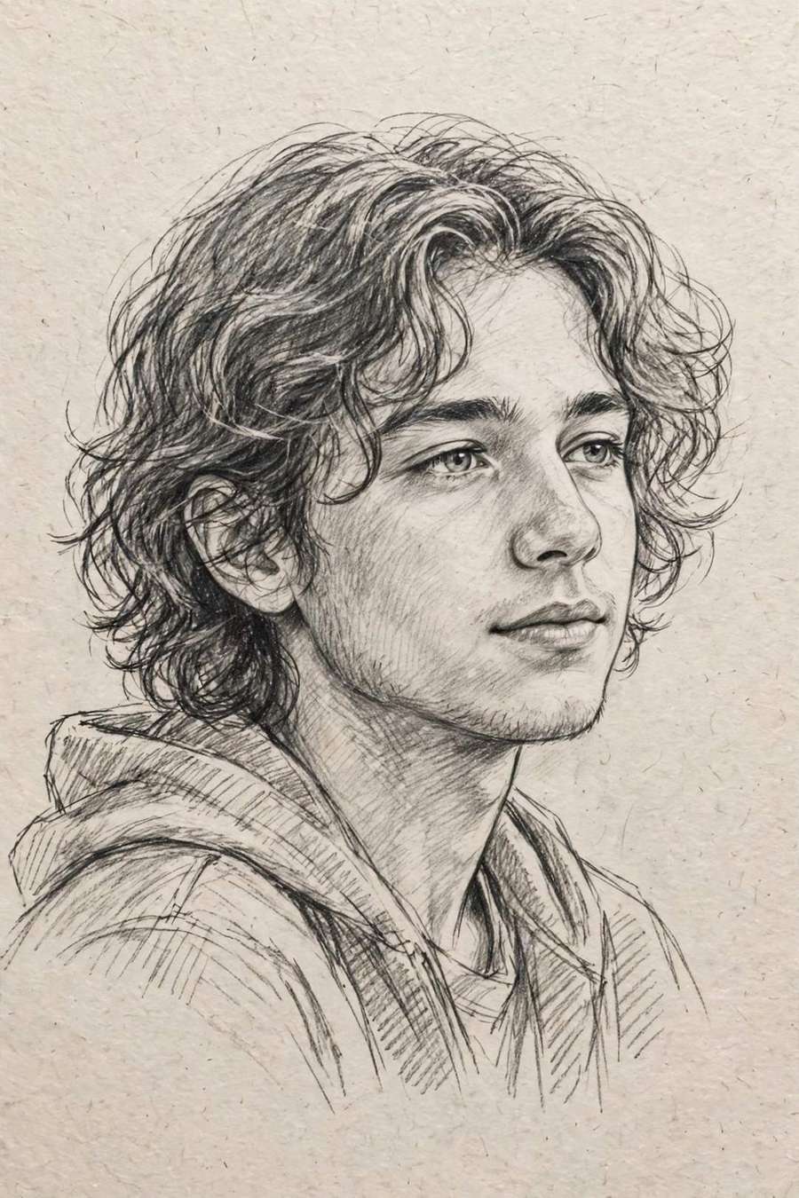 Pencil Sketch Portrait — prompt result