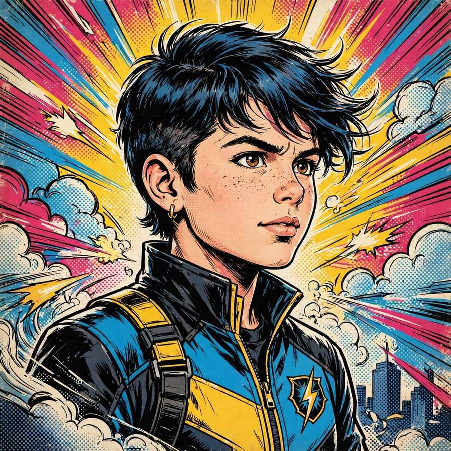 Comic Book Hero — prompt result